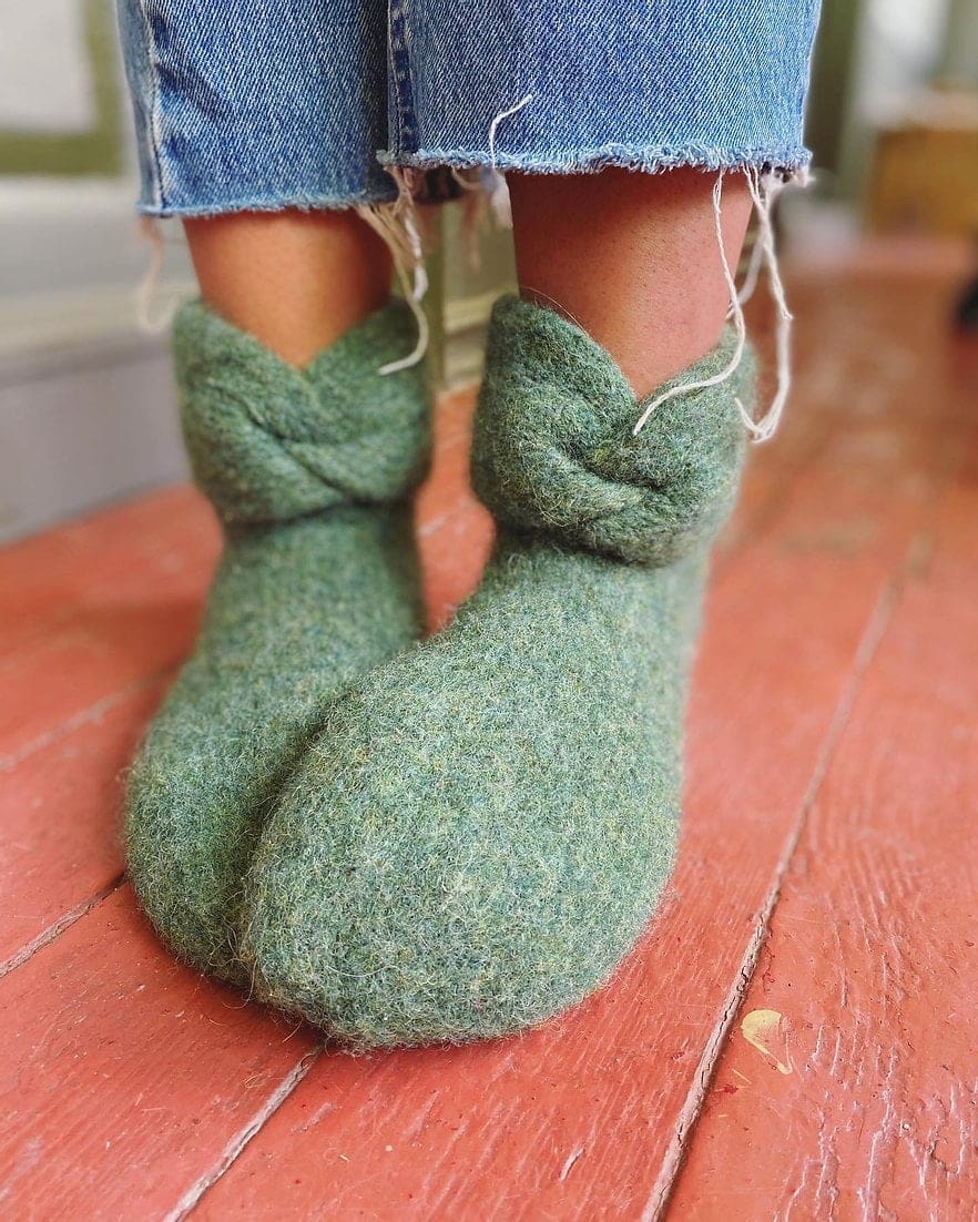Gefilzte Twist Pantoffeln – Bild 2