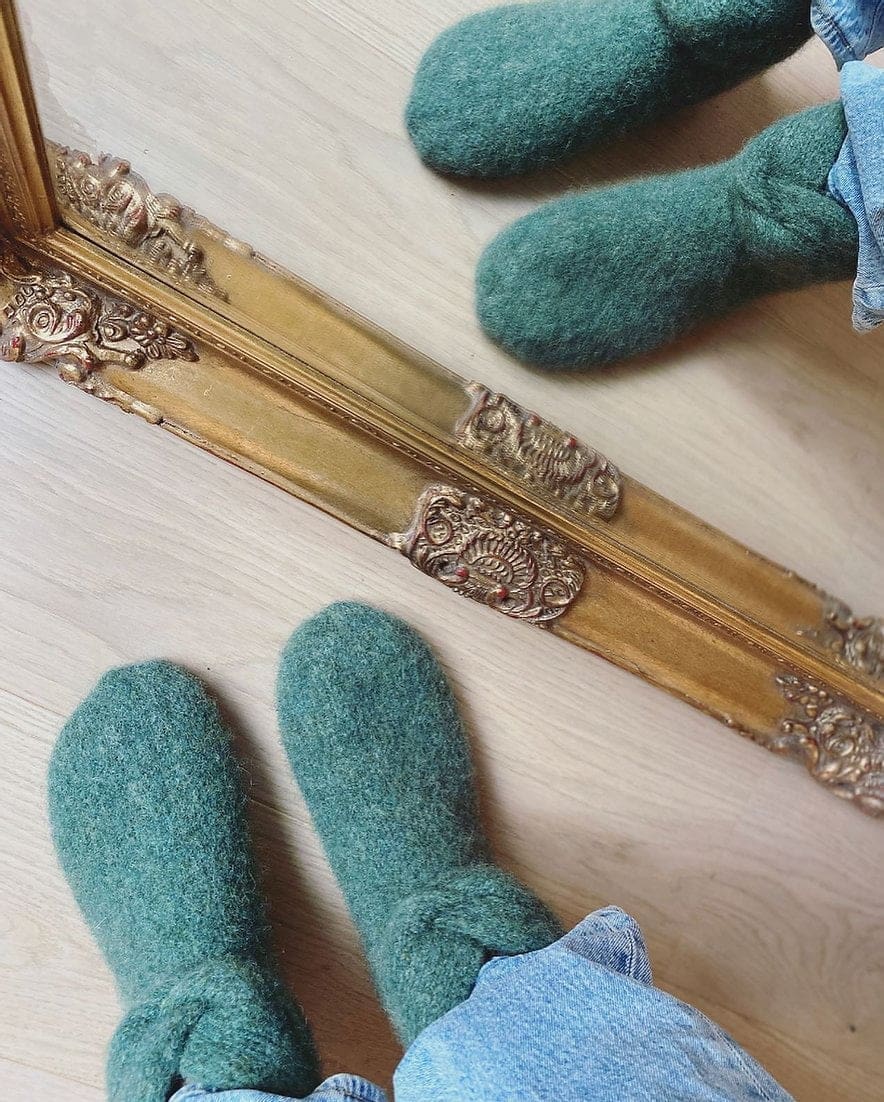 Gefilzte Twist Pantoffeln – Bild 4