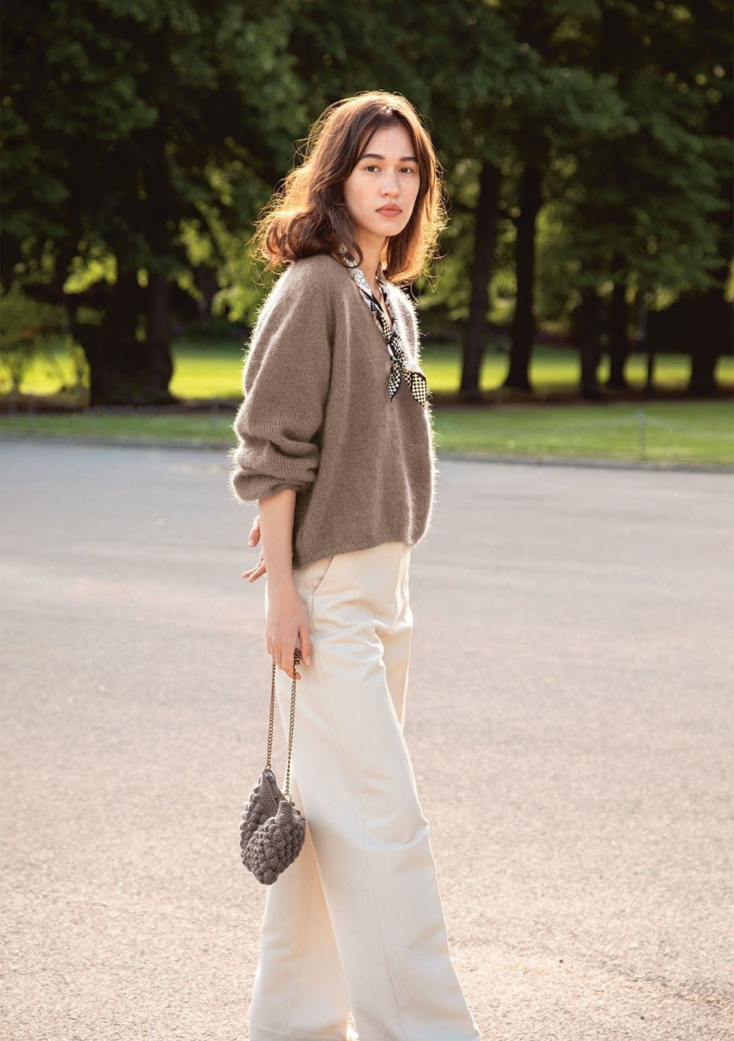 Olive Bluse